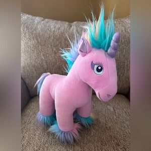 Build A Bear Pink Unicorn Fairy Friend• 17”